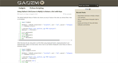 Desktop Screenshot of gadzmo.com